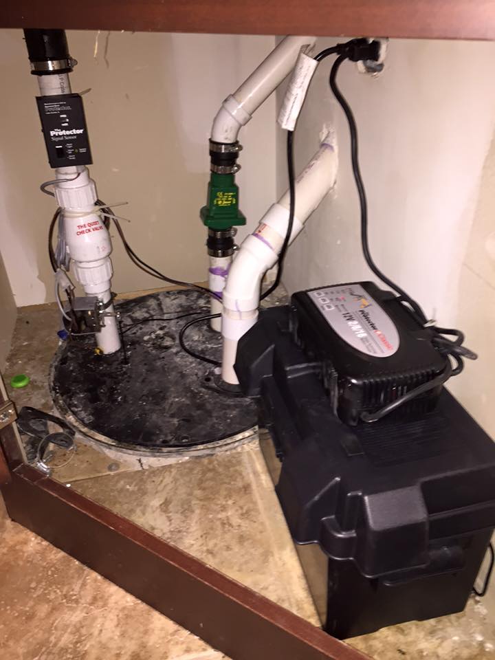 Sump Pump Installation - Sump Pump Battery Back Up